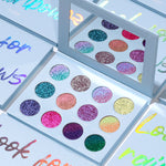 Looking for Rainbows Colourful Multichrome Effect Eyeshadow Palette Glossgods Cosmetics