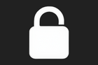 white lock icon