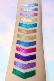 Looking for Rainbows Colourful Multichrome Effect Eyeshadow Palette Glossgods Cosmetics 