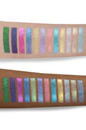 Looking for Rainbows Colourful Multichrome Effect Eyeshadow Palette Glossgods Cosmetics 